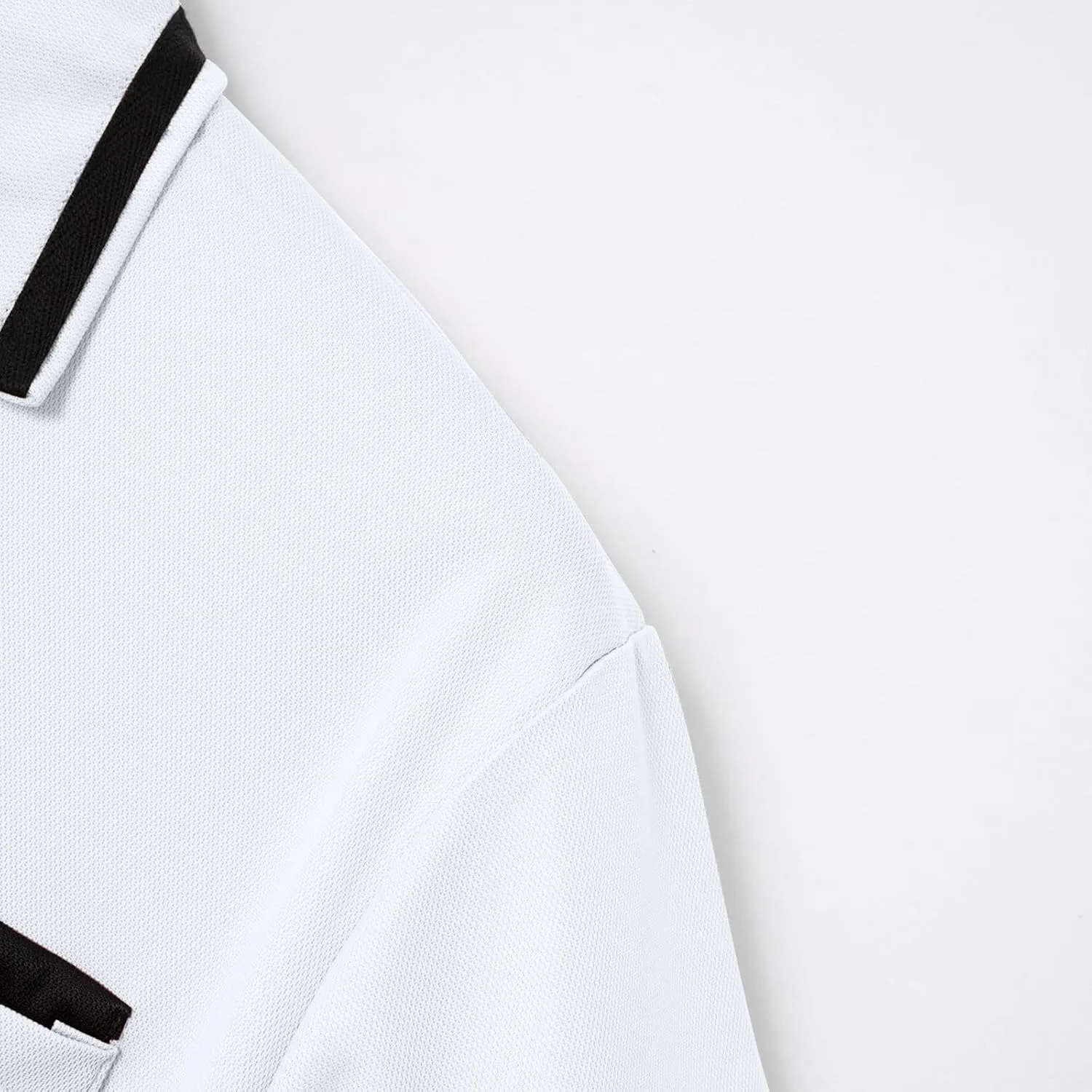 Mens Short Sleeve Golf Shirt Basic Button Down Spread Collar Shirts Lightweight Slim Fit Golf Shirt