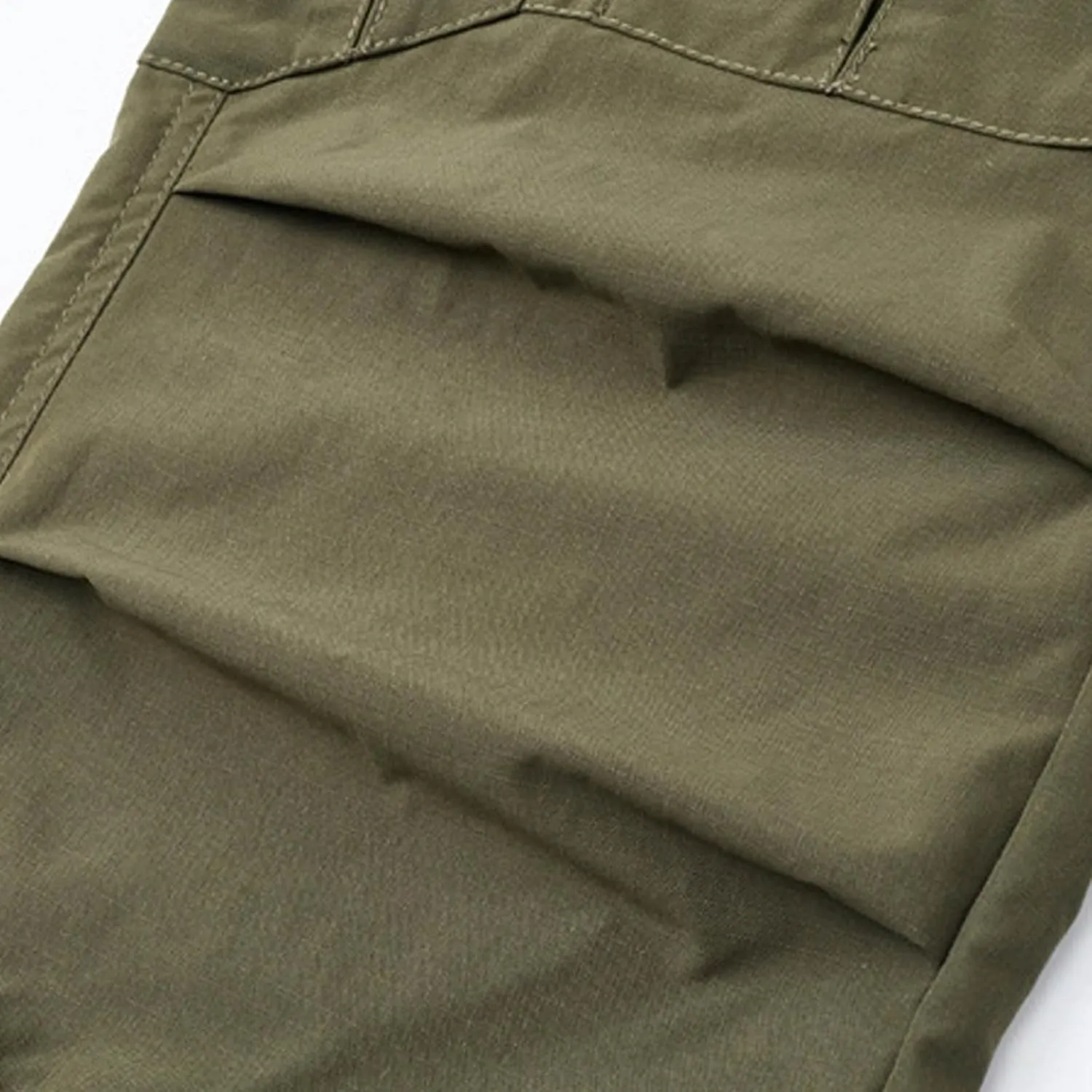 Men's Slim Fit Cargo Pants, Lightweight Outdoor Hiking Work Pants, Breathable Solid Color Sweatpants with 8 Pockets