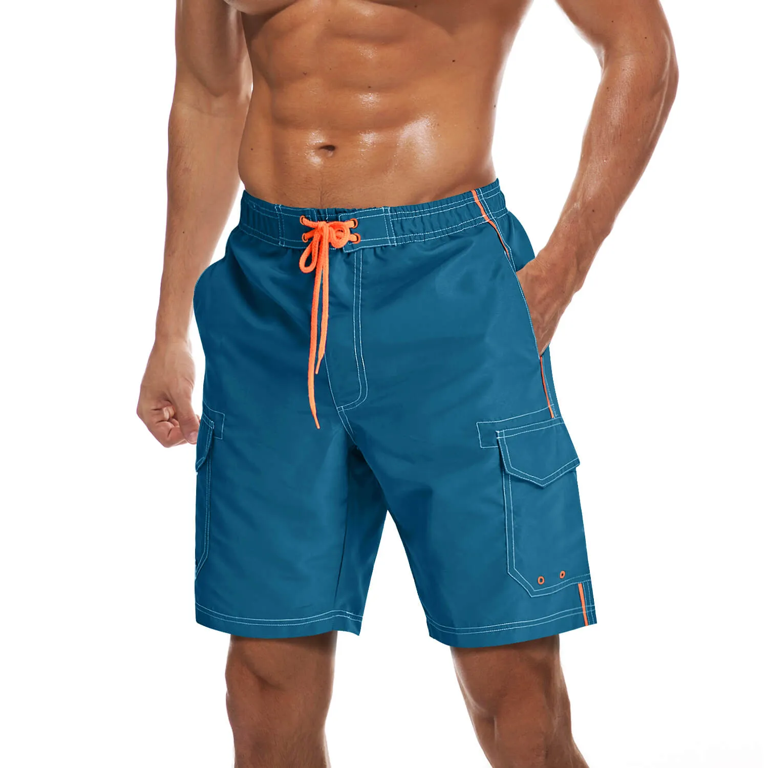 Men's Summer Quick-Dry Swim Bathing Trunks Beach Shorts