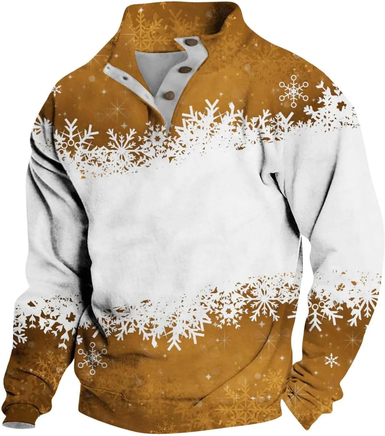 Mens Sweatshirt Stand Collar Corduroy Polo Zipper Long Sleeve Sweatshirt Stand Collar Pullover 2024 Sweaters Men's