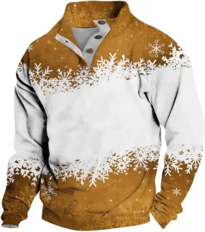 Mens Sweatshirt Stand Collar Corduroy Polo Zipper Long Sleeve Sweatshirt Stand Collar Pullover 2024 Sweaters Men's