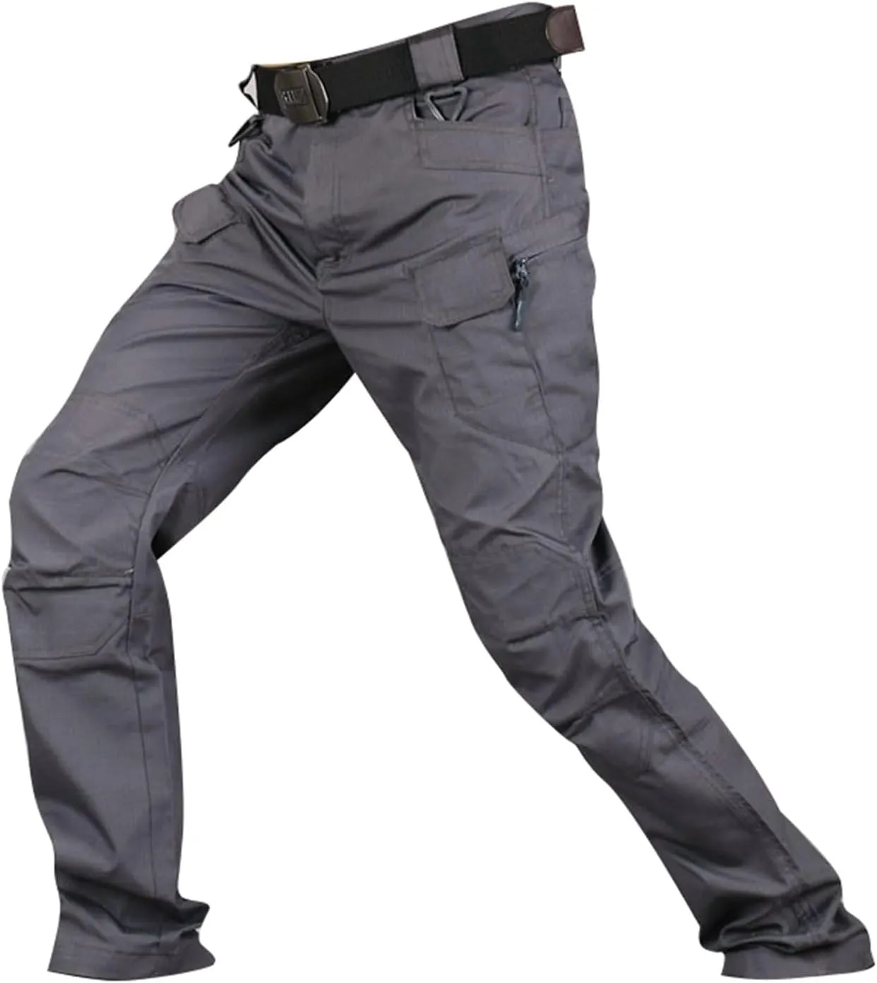 Men's Tactical Cargo Pants, Ripstop Water Resistant Cargo Work Pants for Men, Stretch Hiking Pants with Multi Pockets