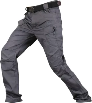 Men's Tactical Cargo Pants, Ripstop Water Resistant Cargo Work Pants for Men, Stretch Hiking Pants with Multi Pockets
