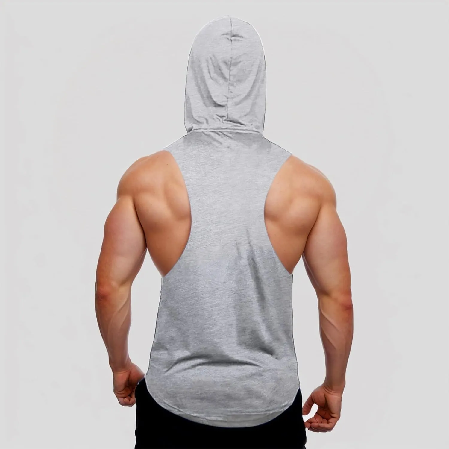 Men's Tank Tops Summer Casual Sports Breathable Sleeveless Fitness Hoodie Tank Shirts