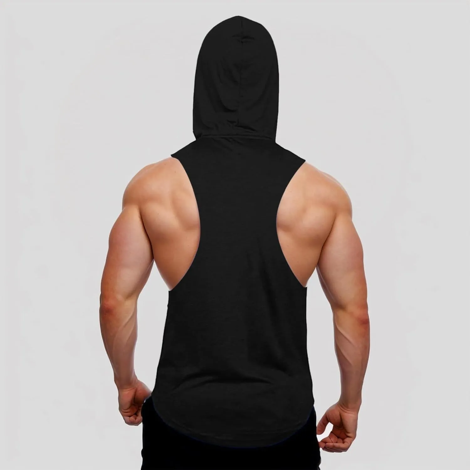 Men's Tank Tops Summer Casual Sports Breathable Sleeveless Fitness Hoodie Tank Shirts