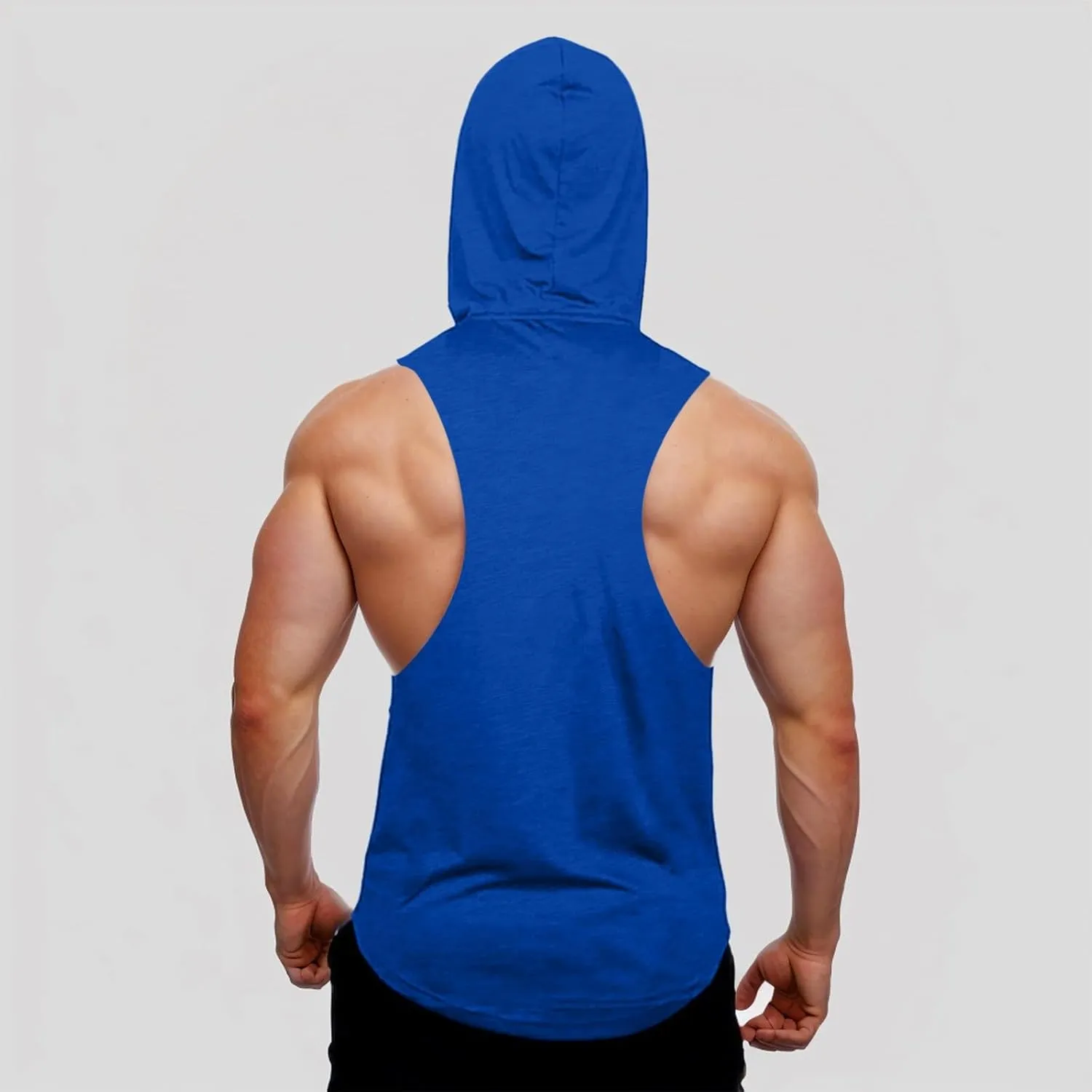 Men's Tank Tops Summer Casual Sports Breathable Sleeveless Fitness Hoodie Tank Shirts