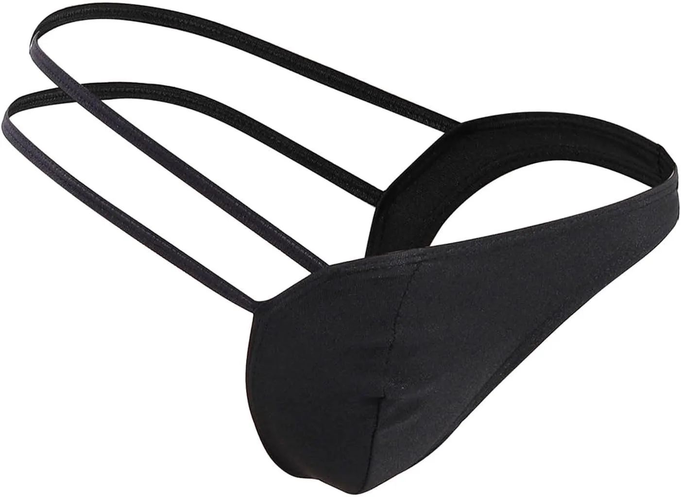 Men's Thong Underwear Naughty Low Waist Hollow Out Breathable Lightweight Underwear Strap T-Back Bikini Underwears