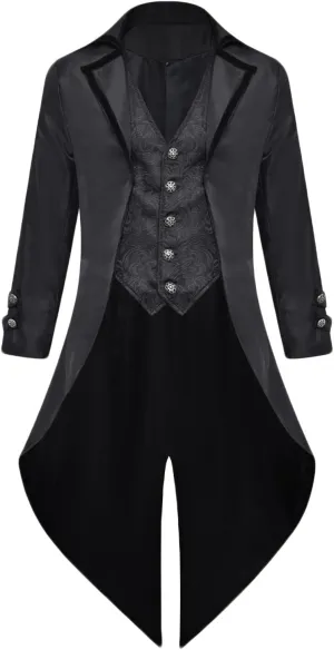 Men's Trench Coat Winter Notched Lapel Overcoat Warm Double Breasted Peacoat Elegant Long Jacket Peacoat