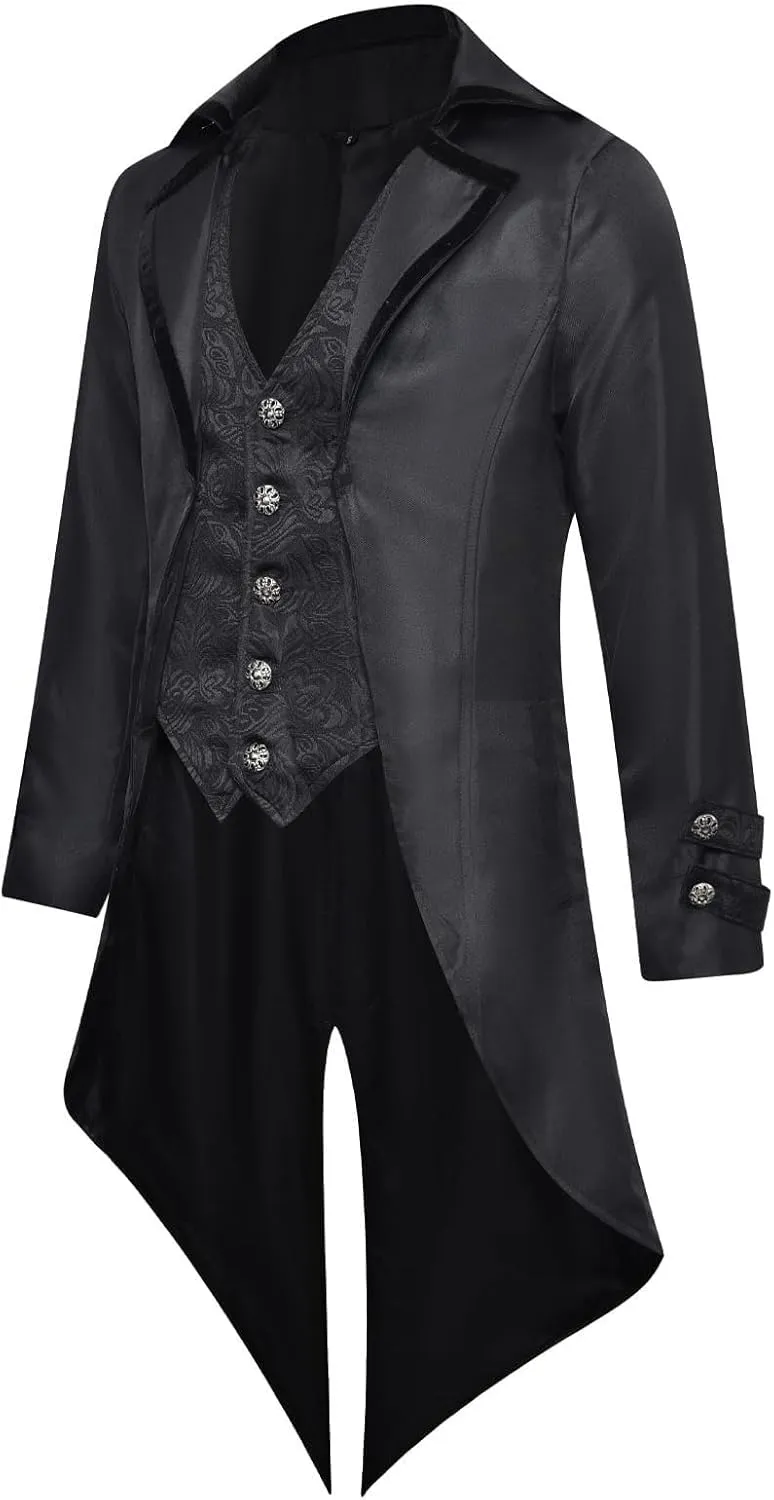 Men's Trench Coat Winter Notched Lapel Overcoat Warm Double Breasted Peacoat Elegant Long Jacket Peacoat