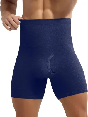 Mens Underwear Briefs with Pouch Casual Athletic Lingerie Cotton High Waist Underwear with Support Casual Trunks Boxer Briefs