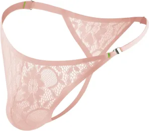 Men's Underwear Thongs Exposed Hole In Front G-String Bulge Ball Pouch Gay Underpants Briefs Gag Lingerie Nightclub
