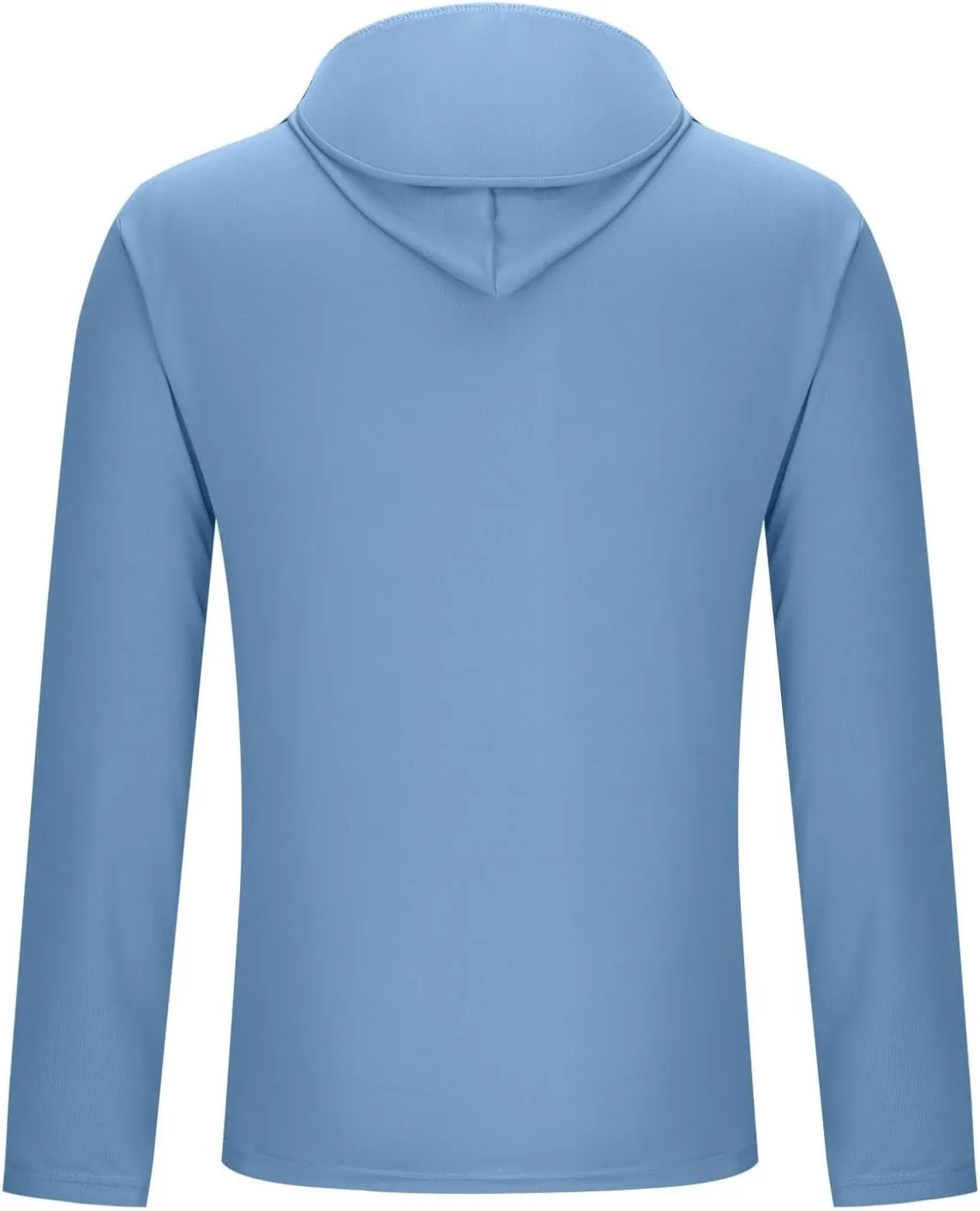 Men's UPF 50  Lightweight Jacket Full Zip Sun Protection Hoodie Long Sleeve Hiking Fishing Sun Shirts with Pockets