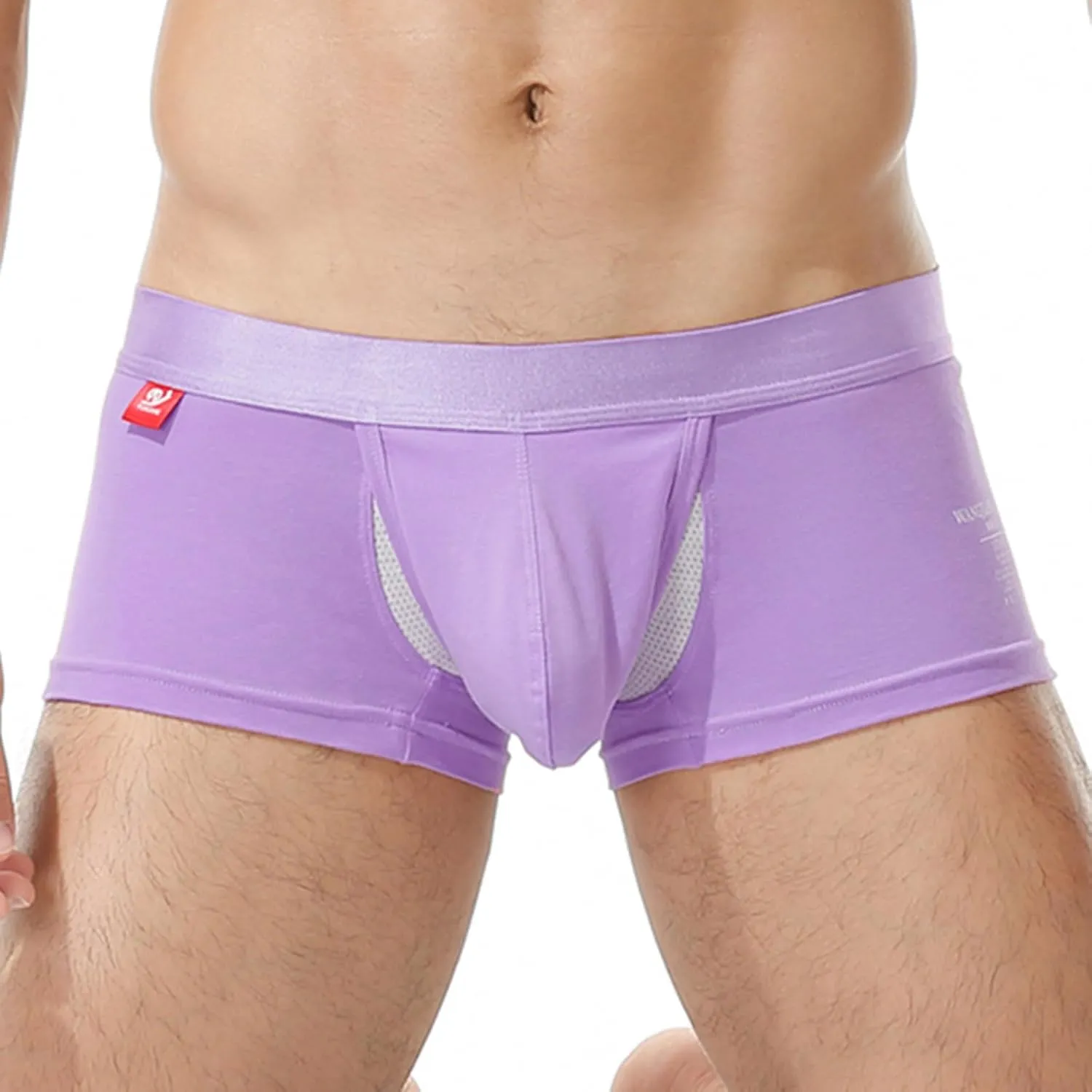 Modal Underwear Men Boxer Briefs Stretchy Quick Dry Boxers Underwear Mens Soft Breathable Trunks