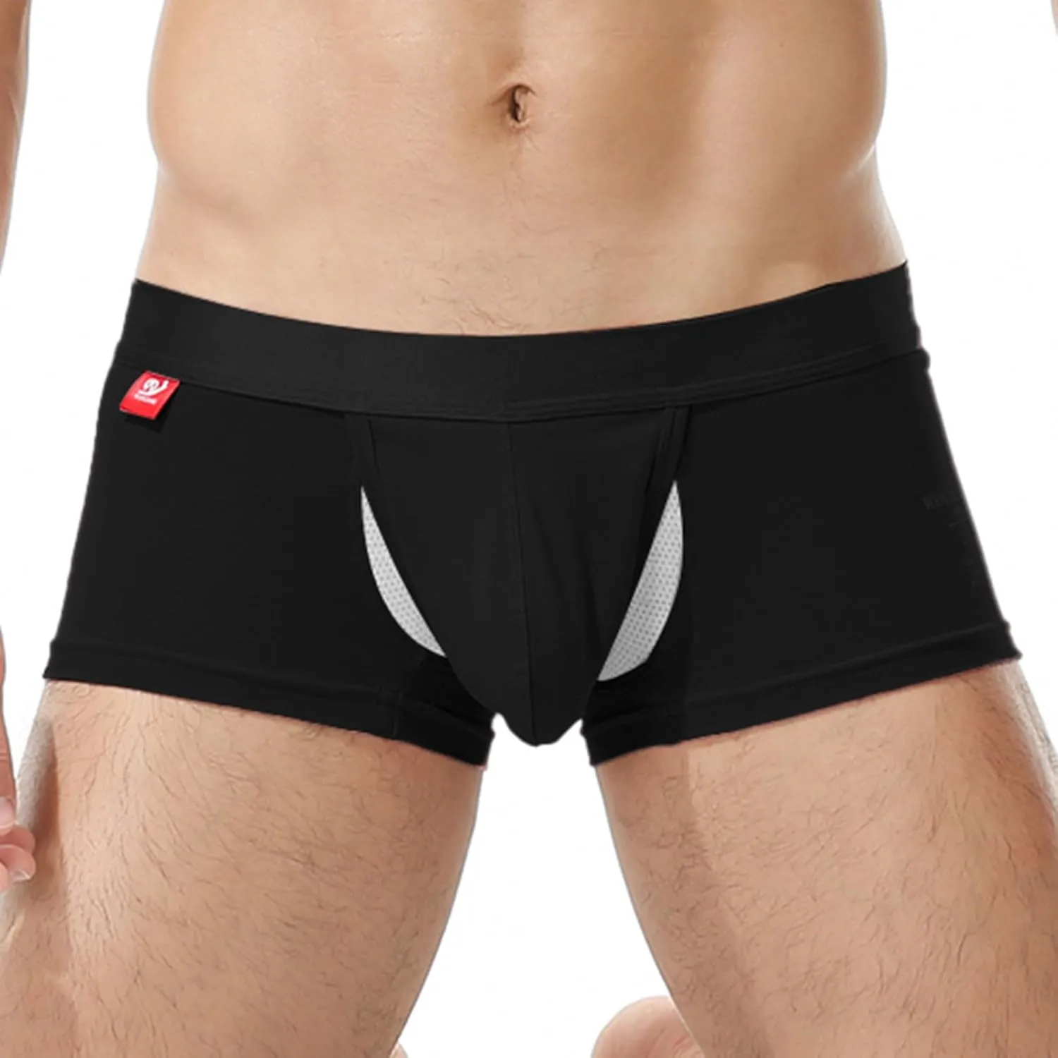 Modal Underwear Men Boxer Briefs Stretchy Quick Dry Boxers Underwear Mens Soft Breathable Trunks