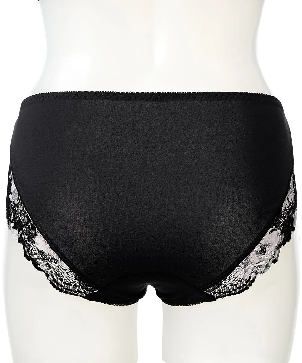Monotone Flower Bikini Panty