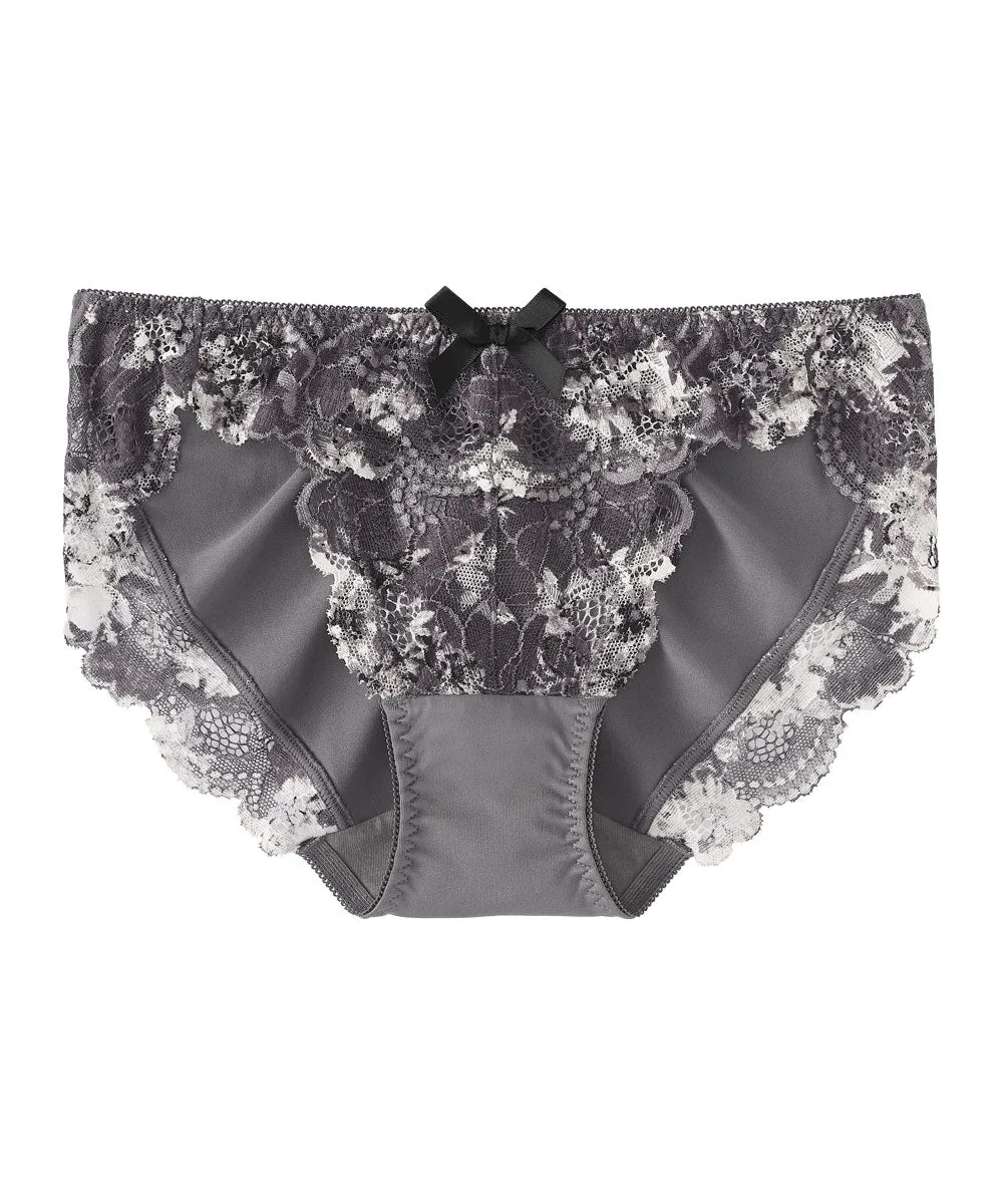 Monotone Flower Bikini Panty