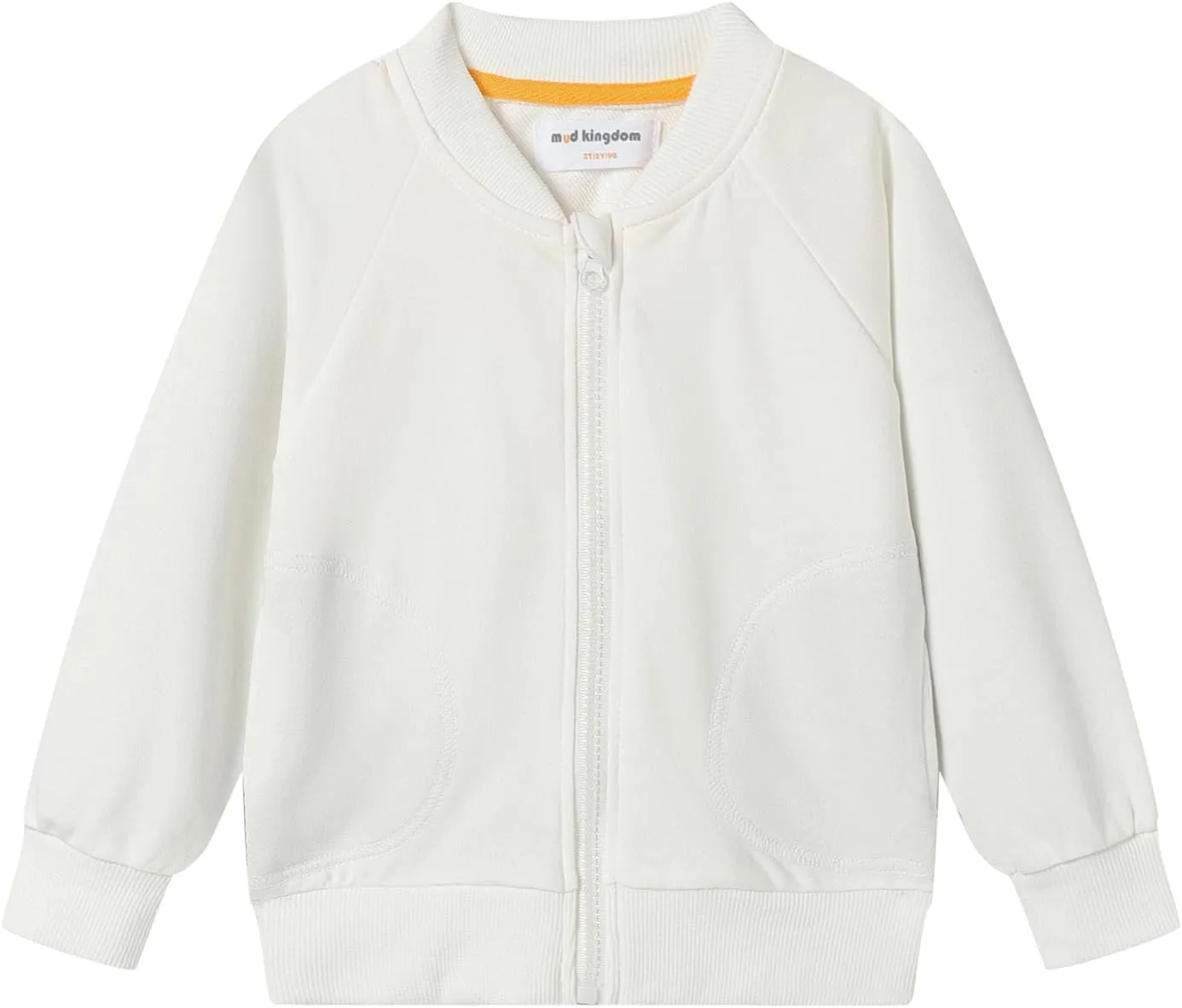 Mud Kingdom Little Boys Bomber Jackets Fashion Full Zipper Cotton Casual
