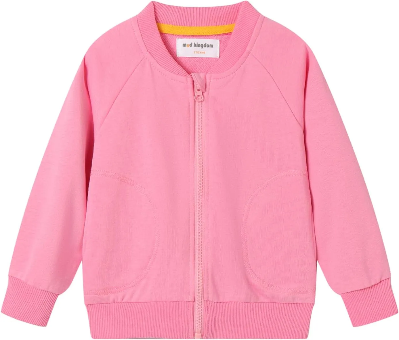 Mud Kingdom Little Boys Bomber Jackets Fashion Full Zipper Cotton Casual