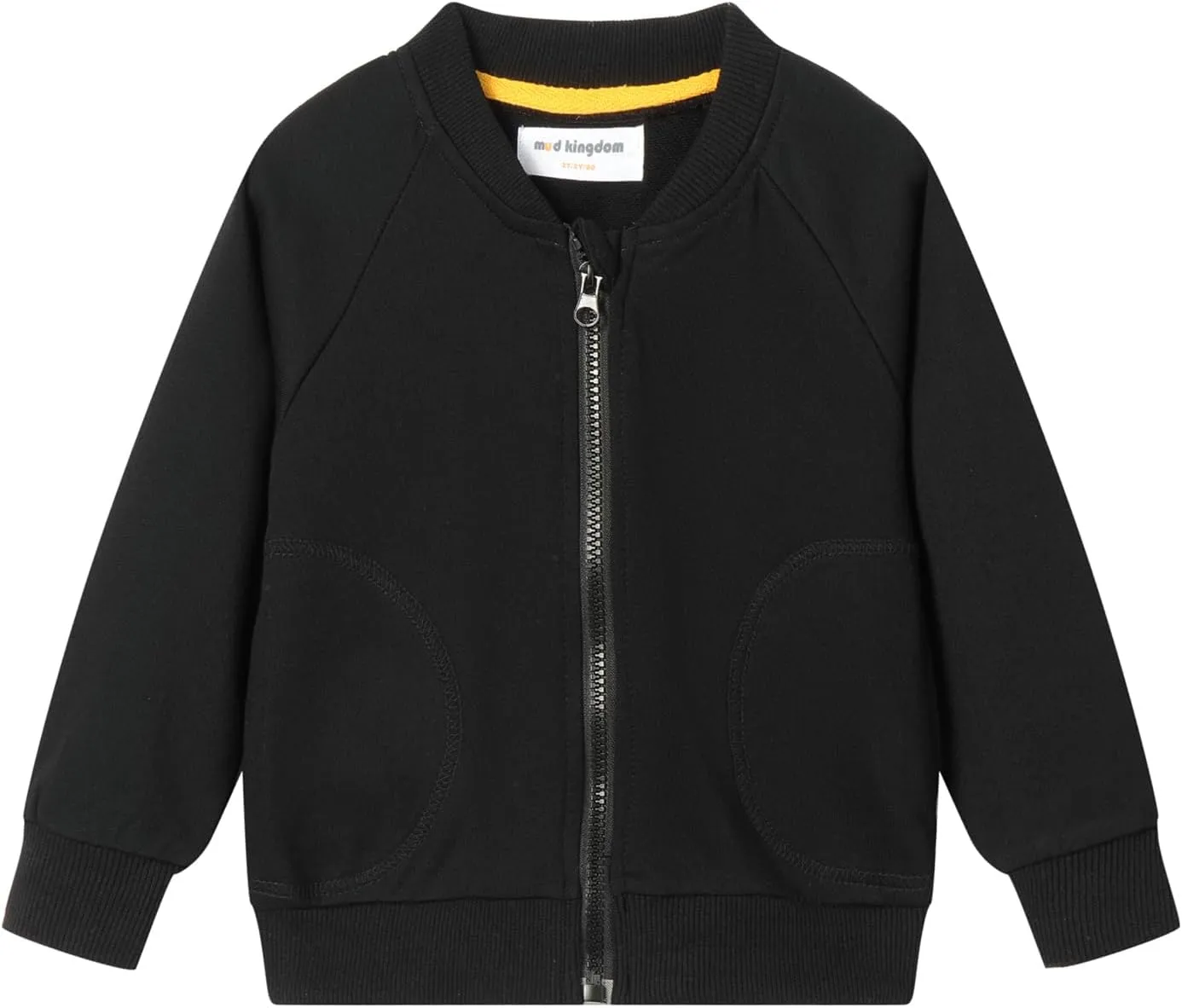 Mud Kingdom Little Boys Bomber Jackets Fashion Full Zipper Cotton Casual