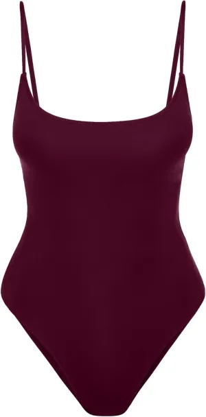Narecte Sexy One Piece Bathing Suit for Women Tummy Control High Cut One Piece Swimsuit Womens Swim Suit