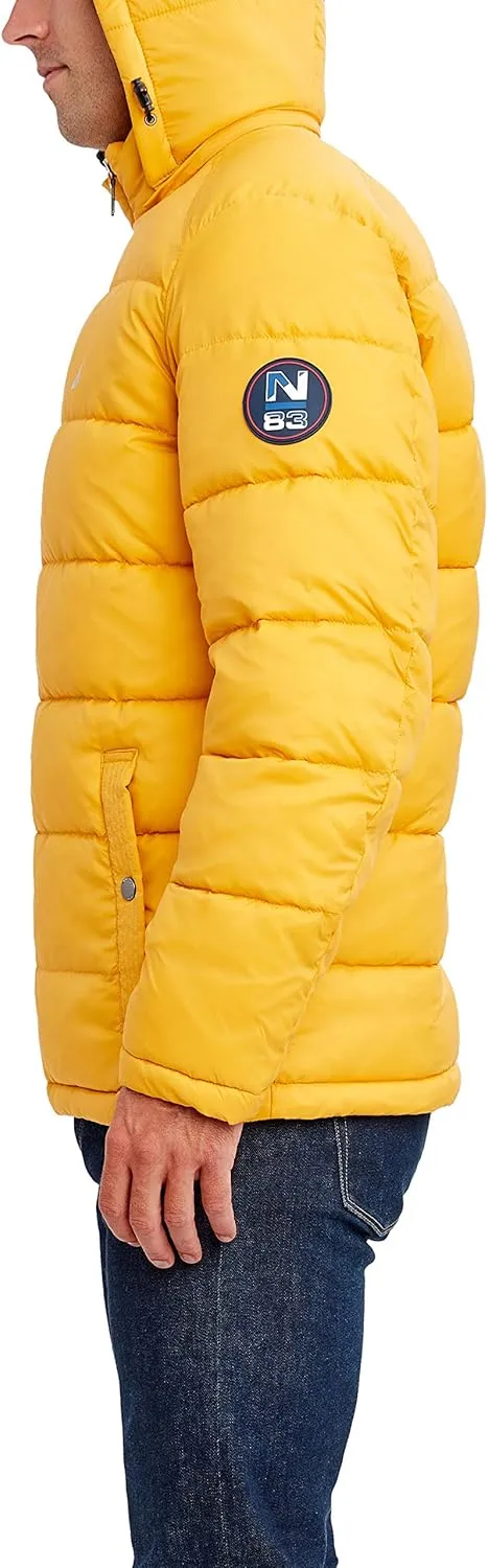 Nautica Men's Water Resistant Nylon Puffer Jacket