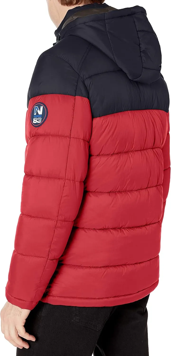 Nautica Men's Water Resistant Nylon Puffer Jacket