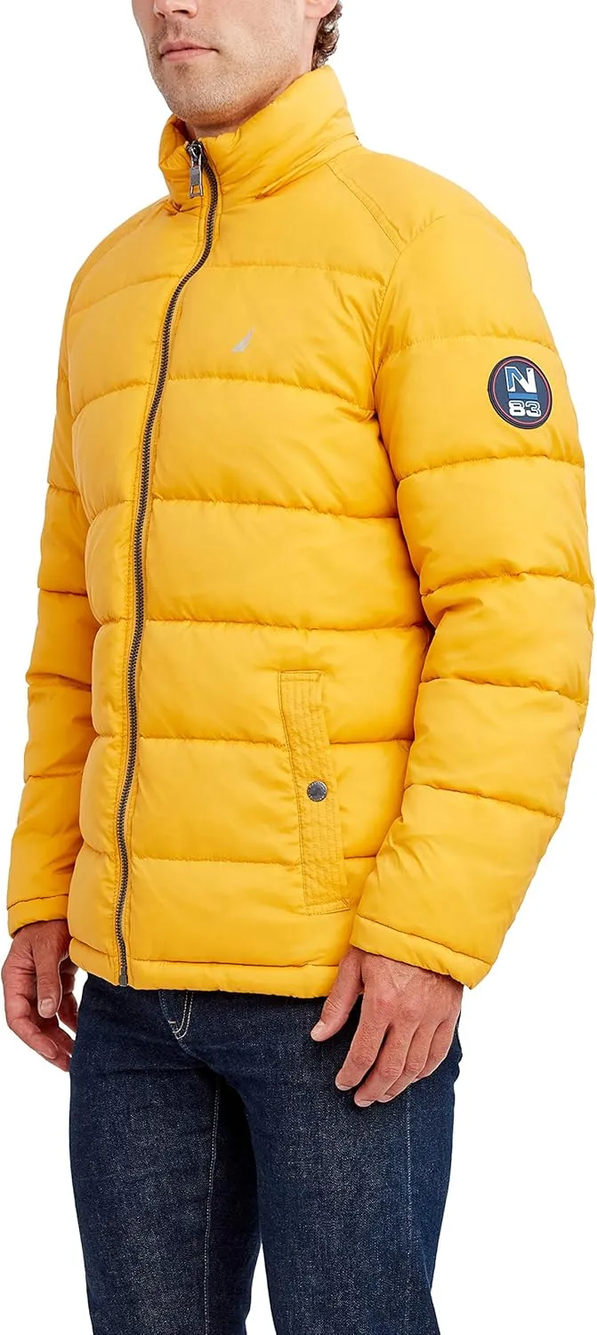 Nautica Men's Water Resistant Nylon Puffer Jacket