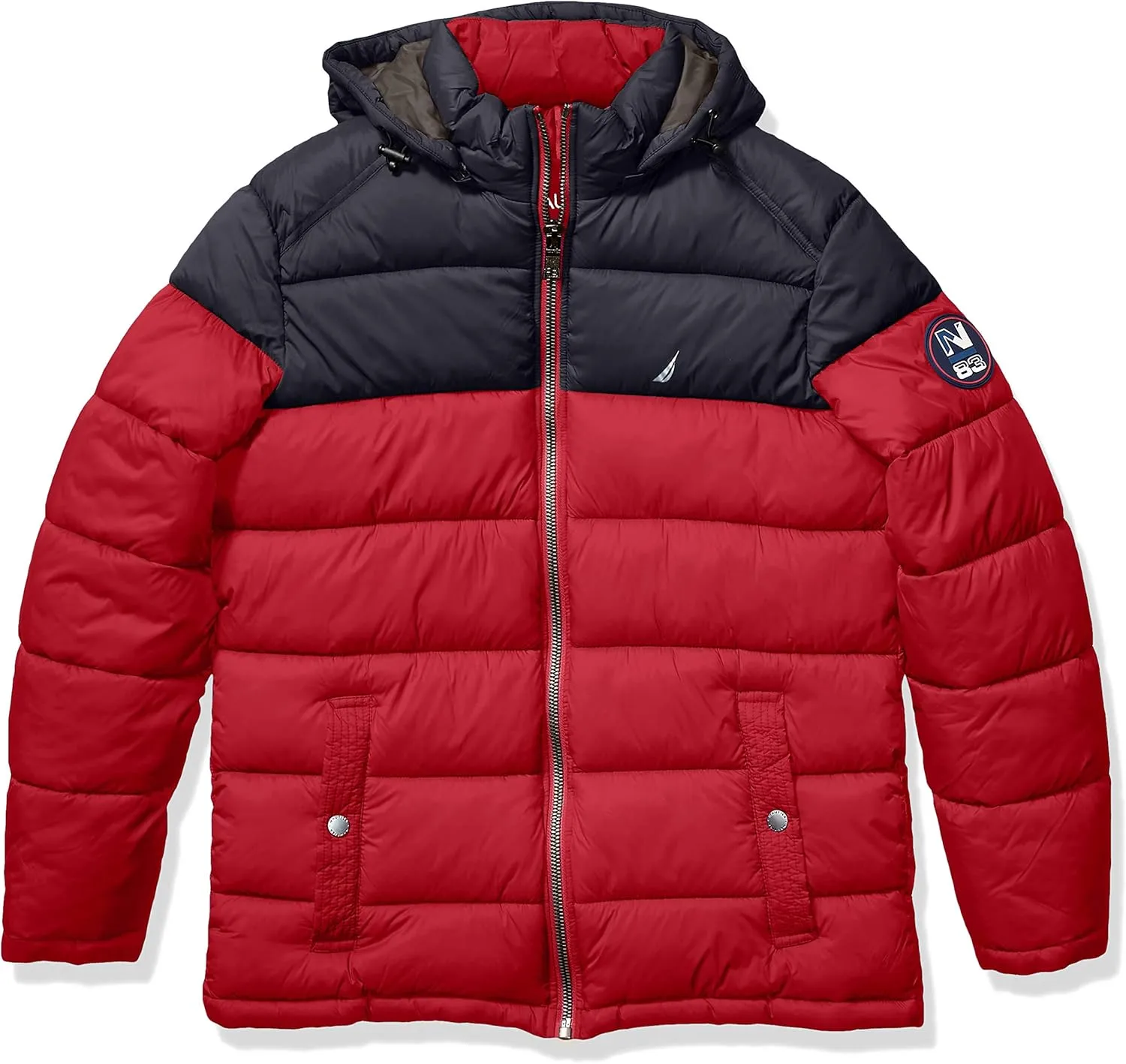 Nautica Men's Water Resistant Nylon Puffer Jacket