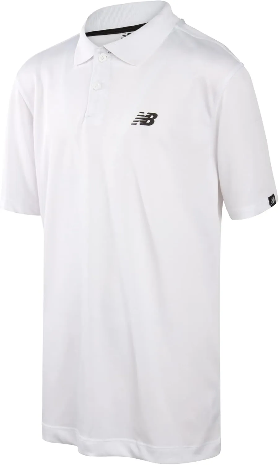 New Balance Boys' Polo T-Shirt - Short Sleeve Dry Fit Shirt for Boys' - Performance Collared Golf Shirt (8-20)