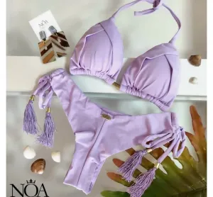 New Sexy Triangle Bathing Suit Women Halter Beach Bikini Set