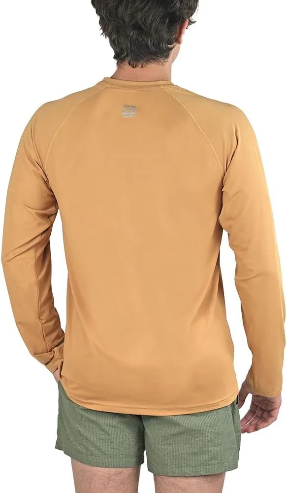 NIXY Men's Long Sleeve Shirt Rash Guard - UPF50  Sun Protection, Quick Dry, Super Light and Soft