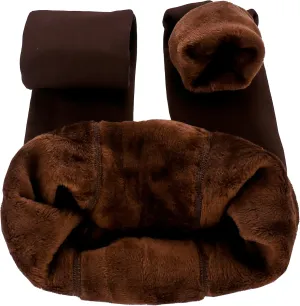 OUYE Women's Full Length Fleece Lining Thermal Leggings