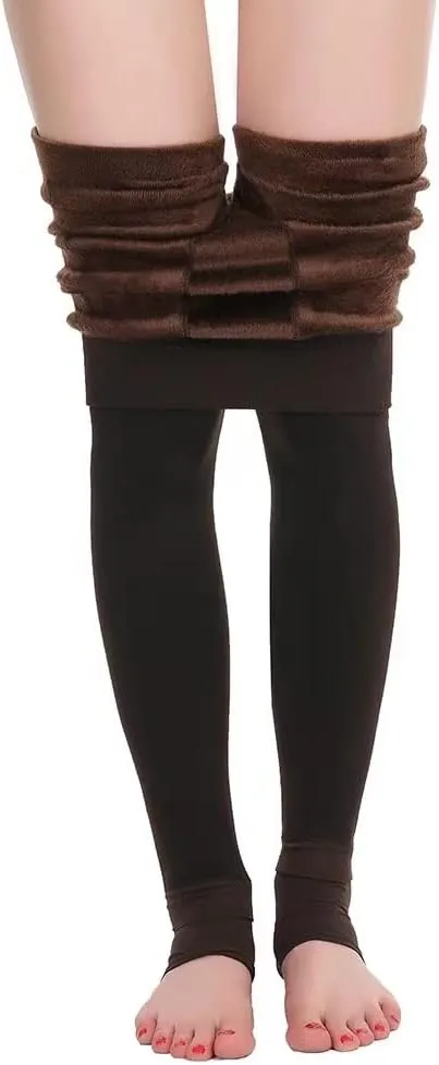 OUYE Women's Full Length Fleece Lining Thermal Leggings