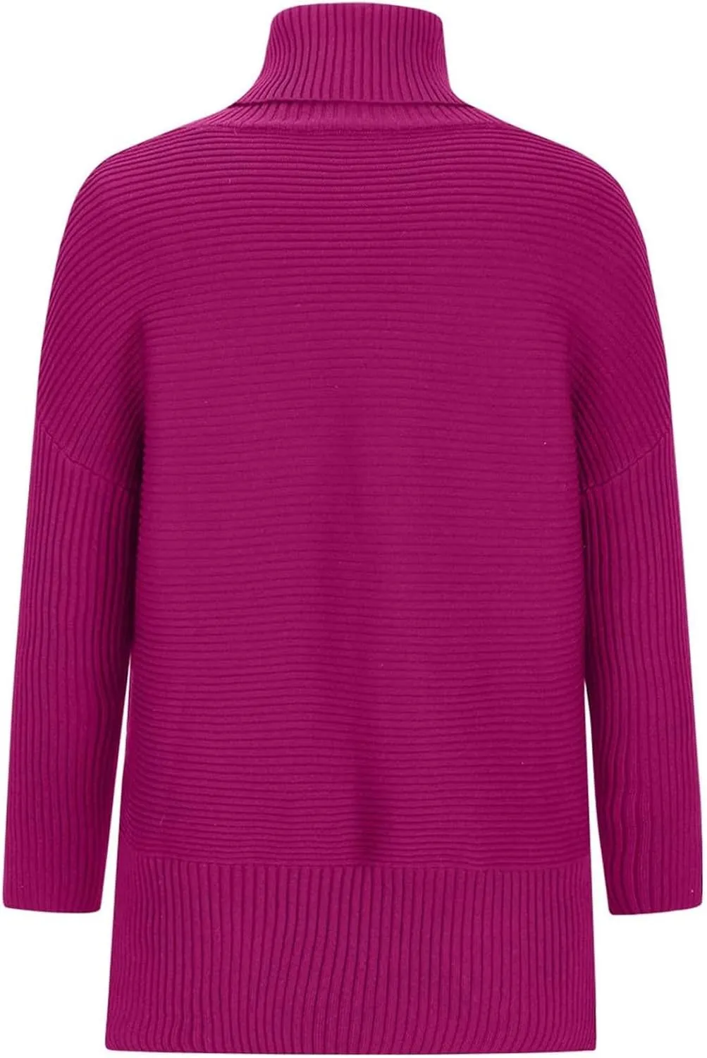 Oversized Sweaters for Women Turtleneck Bat-Wing Long Sleeve Ribbed Pullover Cozy Baggy Sweater 2024 Fall Outfits