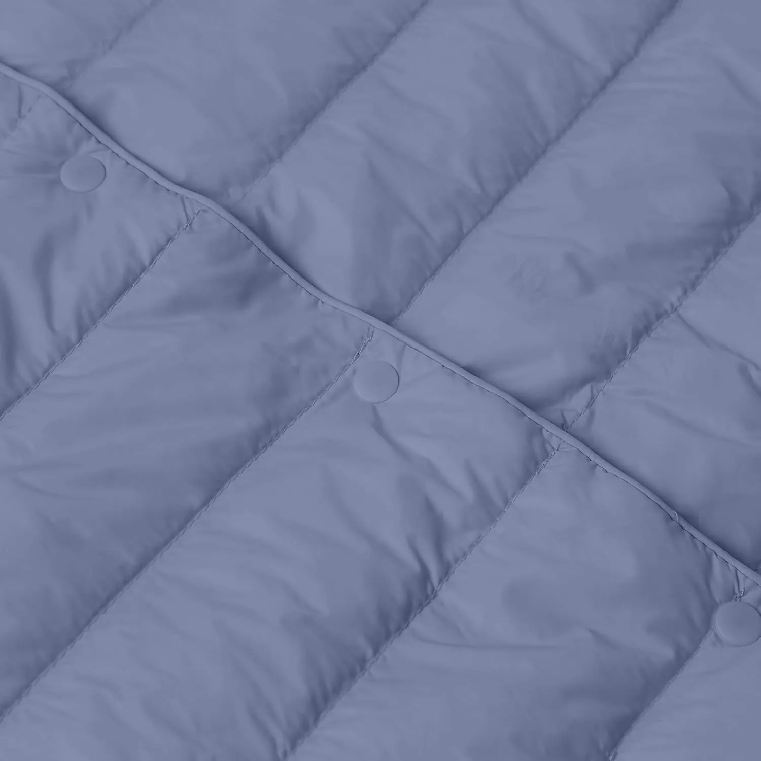 Packable Down Jacket for Women Lightweight Quilted Coat Portable Crewneck Long Sleeve Down Jackets Button Down