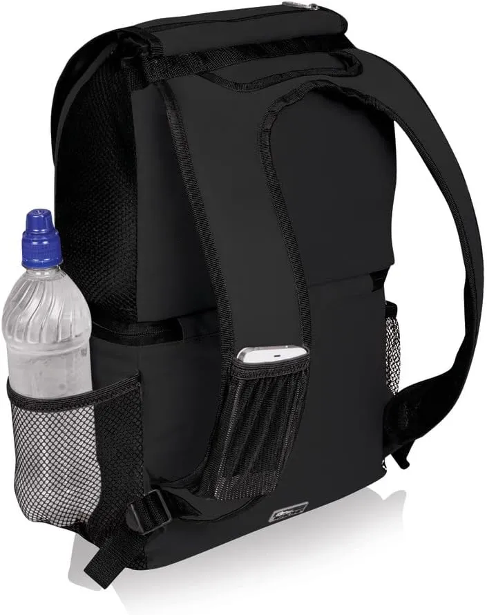 Picnic Time NCAA LSU Tigers Zuma Backpack Cooler, Black, 20 Liters