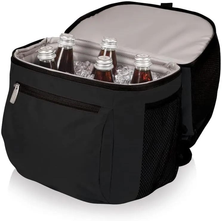 Picnic Time NCAA LSU Tigers Zuma Backpack Cooler, Black, 20 Liters