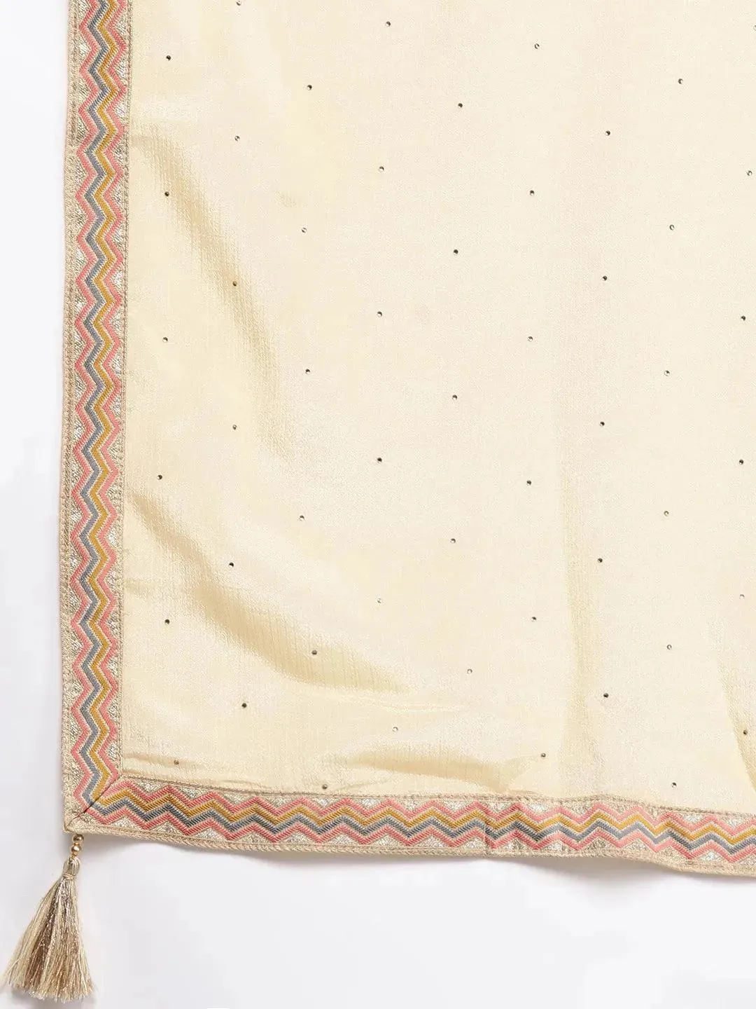 Plus Size Yellow Woven Design Silk Blend Straight Kurta With Dupatta