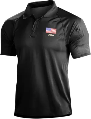 Polo Shirts for Men 2024 Short Sleeve Performance Patriotic Shirt Funny Shirt Casual Tops for Men Quick Dry Athletic
