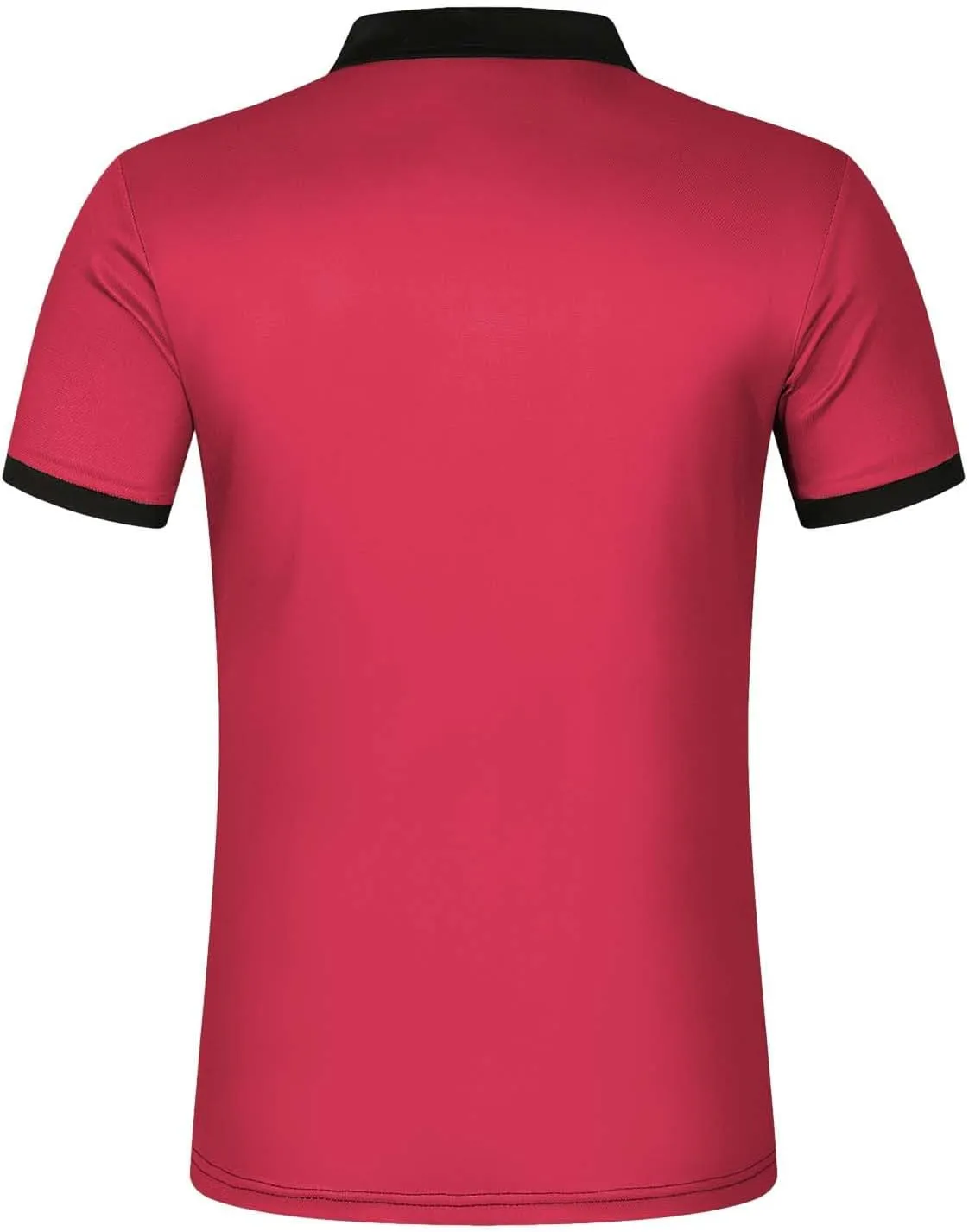 Polo Shirts for Men with Pocket Casual Collared Shirt Polos Classic Button Golf Shirt Loose Athletic Pullover