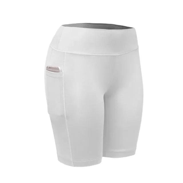 Quick Dry Women's Shorts Compression Gym Shorts Elastic Running Athletic Shorts