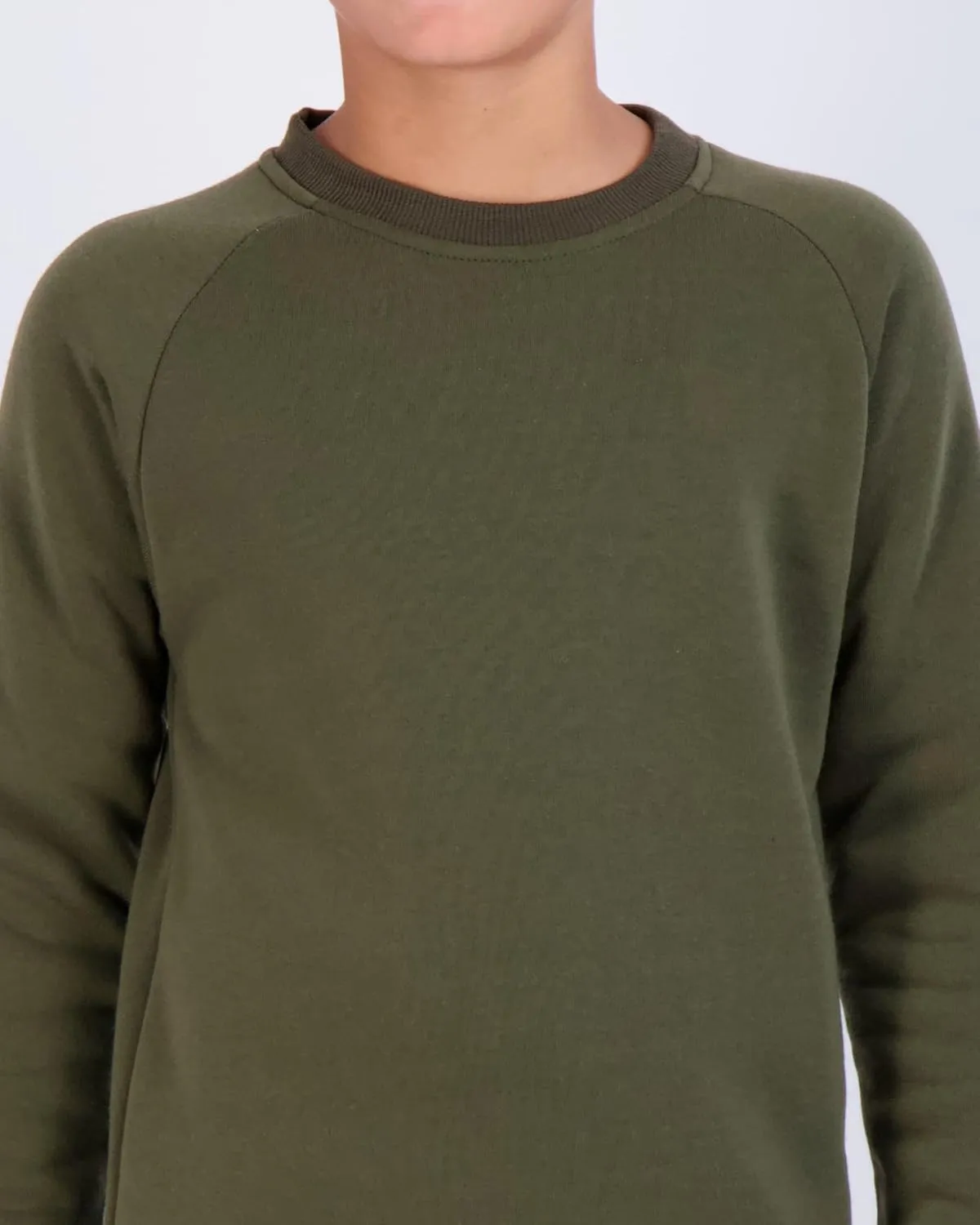 Real Essentials 3 Pack Boys' Fleece Crew Neck Long Sleeve Sweatshirt - Soft Pullover Sweaters for Youth Kids Boys & Girls