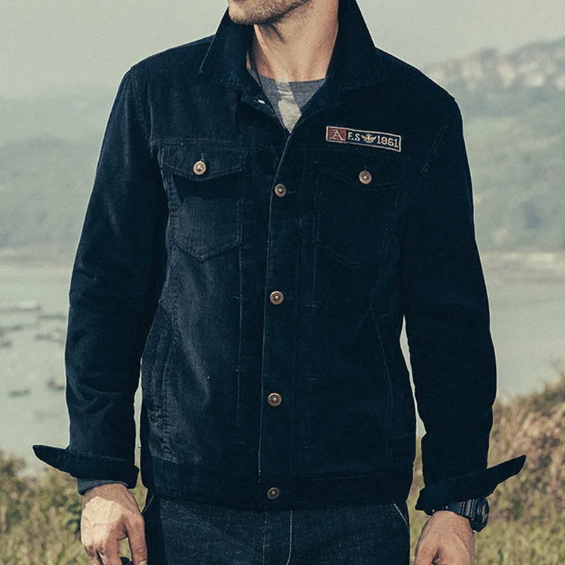 Retro Loose Corduroy Jacket