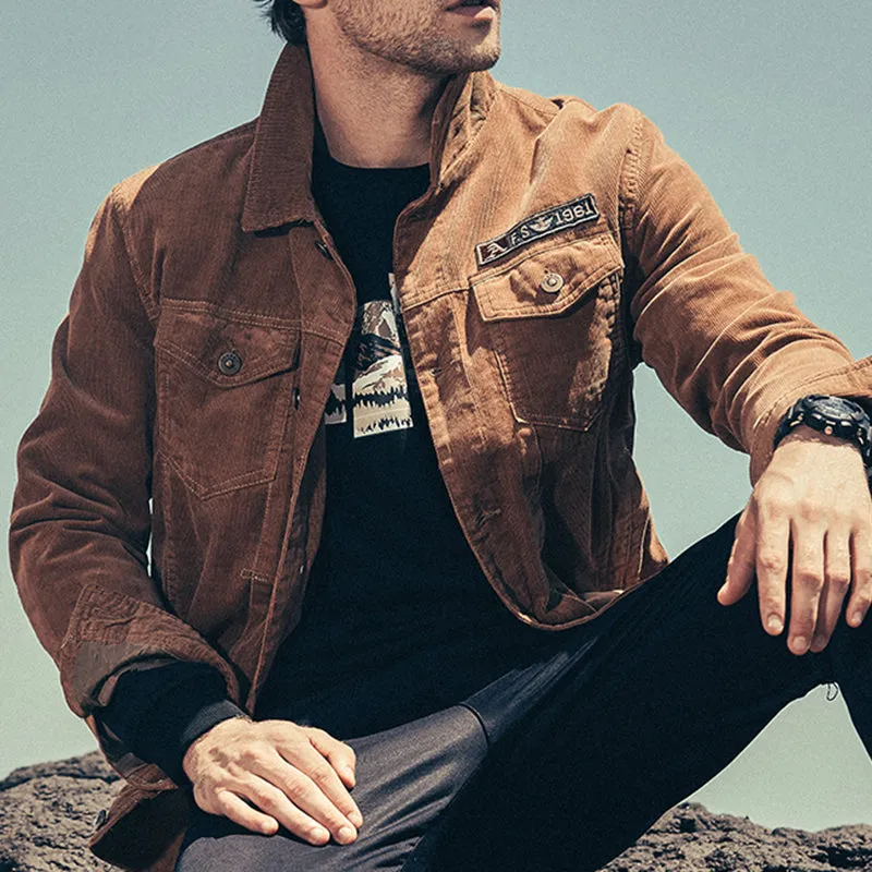 Retro Loose Corduroy Jacket