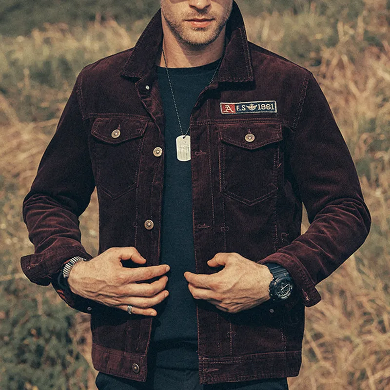 Retro Loose Corduroy Jacket