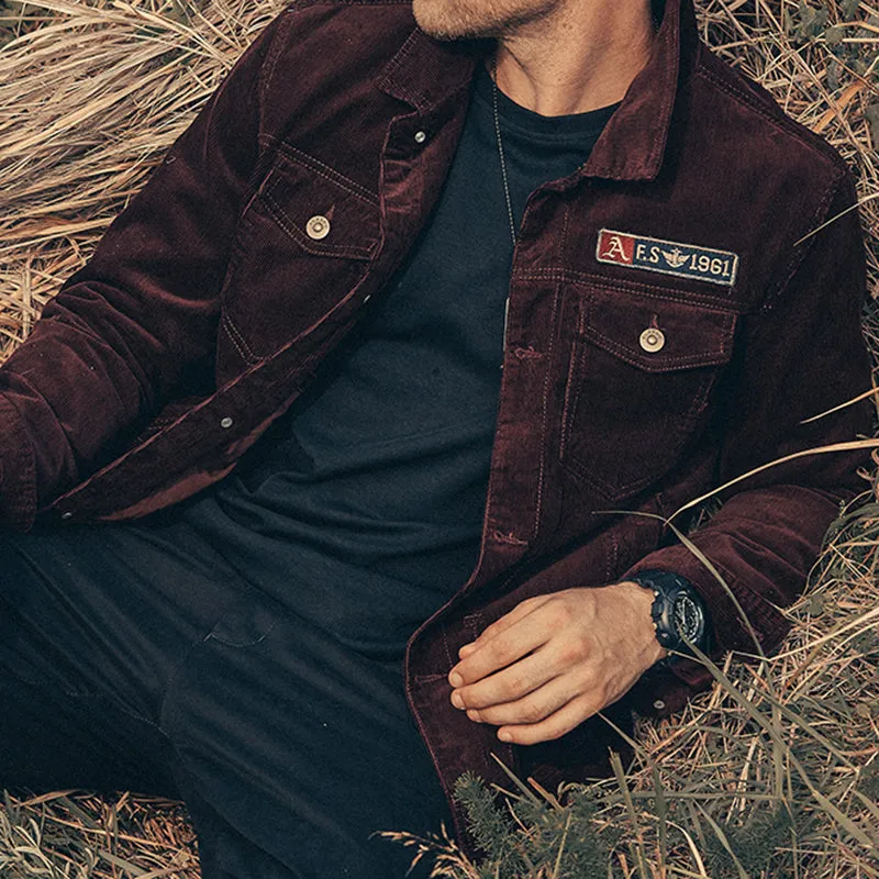 Retro Loose Corduroy Jacket
