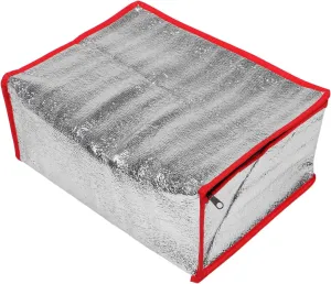 Reusable Insulated Foldable Thermal Packaging Pouch for Seafood Cold Storage Aluminum Liner Optimal Temperature Control Design