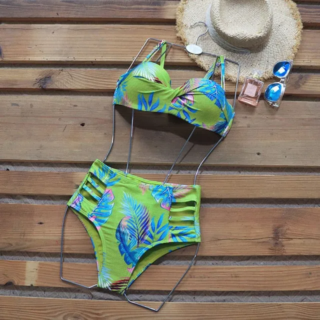 Riseado  Brazilian Sexy Push Up Bikini Set.