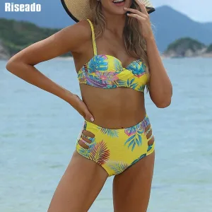 Riseado  Brazilian Sexy Push Up Bikini Set.