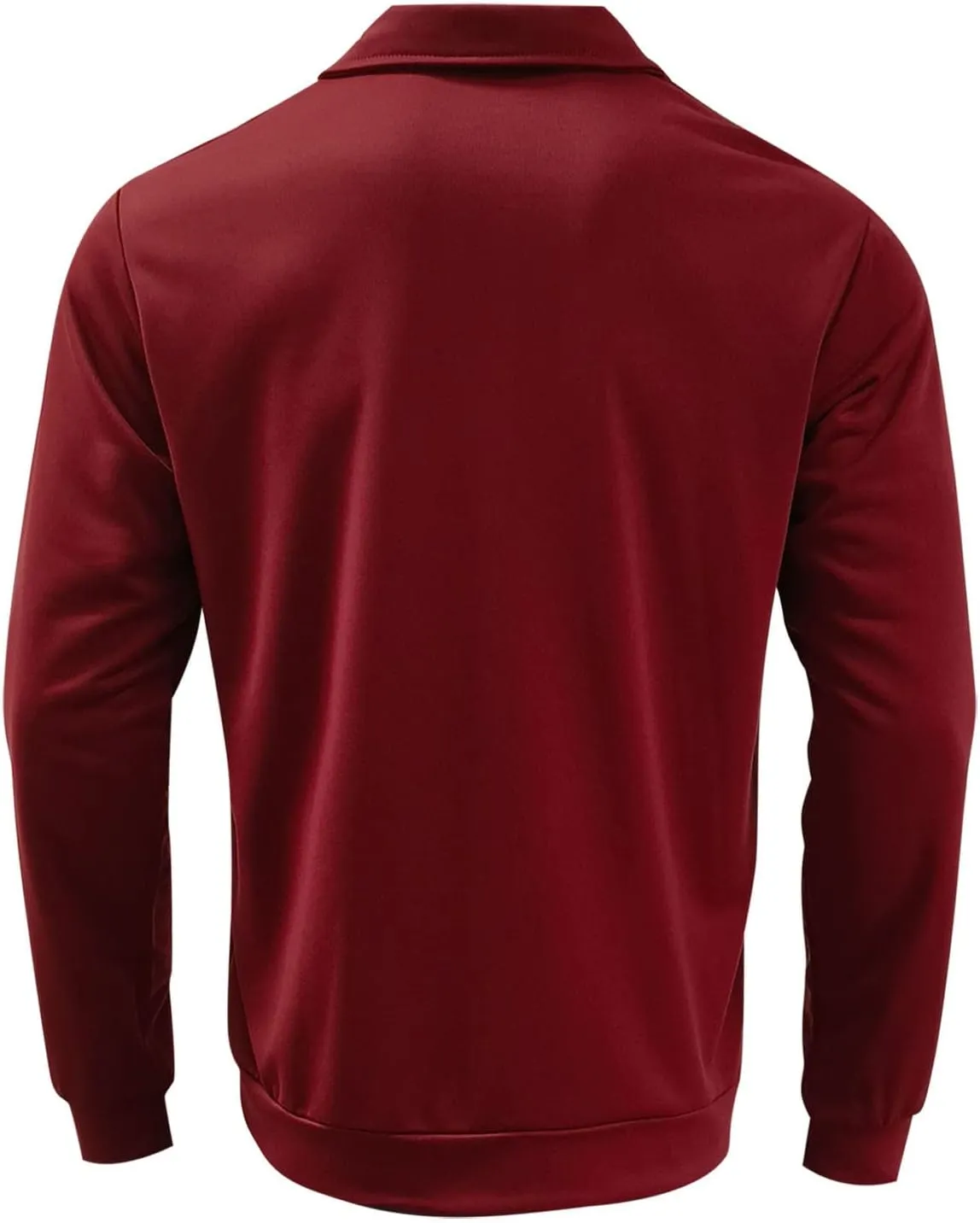 Rugby Shirts for Men Long Sleeve Button Down Collared Sweatshirt Casual Loose Fit Golf Polo Shirt Mens Fall Tops